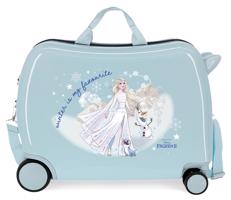 JOUMMABAGS Dětský kufřík na kolečkách - odražedlo - Disney Frozen - WINTER IS MY FAVORITE - 34L
