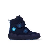 Affenzahn COMFY WALK WOOL MIDBOOT BEAR Blue | Dětské zimní zateplené barefoot boty - 24