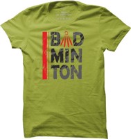 Badmintonové tričko Bad-Min-Ton pro muže