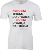 Bílé pánské tričko DFXŠ - Divadlo na tričku