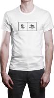Bílé pánské tričko PIPUB - Brom Nobelium