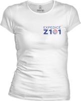 Bílé tričko dámské s logem Expedice Z101 Zlín