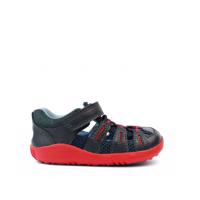 BOBUX SUMMIT  Navy Red | Dětské barefoot sandály - 29