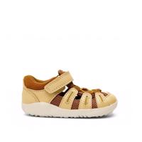 BOBUX SUMMIT Sand Caramel | Dětské barefoot sandály - 28