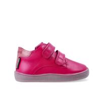 BUNDGAARD BLAKE VELCRO Dark Pink VB | Dětské celoroční barefoot boty - 25
