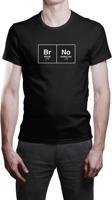Černé pánské tričko PIPUB - Brom Nobelium