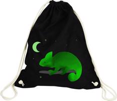Černý batoh Klárka - Chameleon