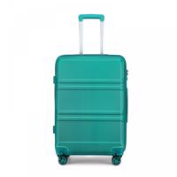Cestovní kufr na kolečkách Kono Horizontal Design - 96 L - tyrkysový