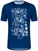 Cycology Technické cyklistické tričko - Bike Maths Velikost: XL