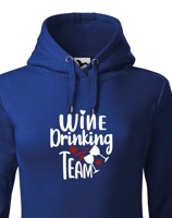 Dámská mikina Wine Drinking team -  mikina pro kámošky
