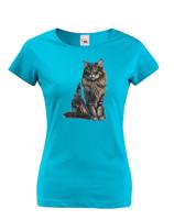 Dámská tričko s potiskem kočky - tričko pro milovníky koček