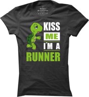 Dámské běžecké tričko Kiss me I´m Runner