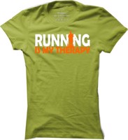 Dámské běžecké tričko Running is my therapy
