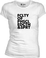 Dámske biele tričko UK - FCLTY OF PHSCL EDCTN SPRT