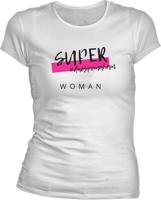 Dámské bílé tričko Dnes pomáhám - Superwoman
