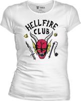 Dámské bílé tričko Hellfire Club