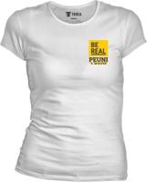 Dámské bílé tričko PEUNI - BE REAL