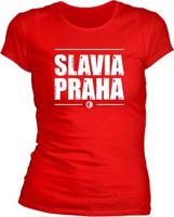 Dámské červené tričko Slavia futsal - Slavia Praha