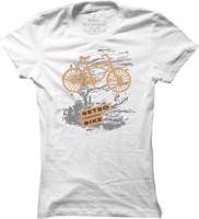 Dámské cyklistické tričko Retro Bike