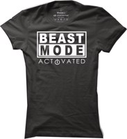 Dámské fitness tričko Beast Mode Activated