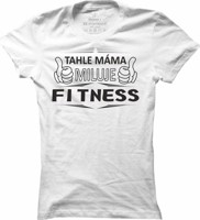 Dámské fitness tričko Fitness máma
