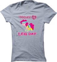 Dámské fitness tričko Pony Leg Day
