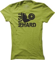Dámské fitness tričko Train Hard - Arm