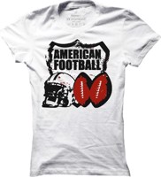 Dámské fotbalové tričko American Football - Helmet