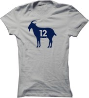 Dámské fotbalové tričko Brady The Goat