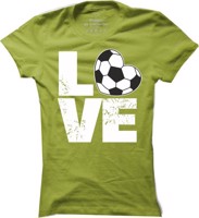Dámské fotbalové tričko Love football