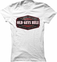 Dámské moto tričko Old guys rule - badge