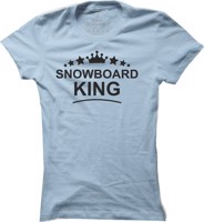 Dámské snowboardové tričko Snowboard king