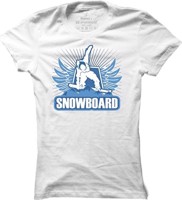 Dámské snowboardové tričko Winter Sport Snowboard