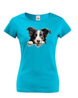 Dámské tričko Border kolie - tričko pro milovníky psů