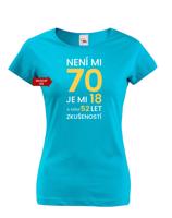Dámské tričko k 70. narozeninám - skvělý dárek k 70. narozeninám
