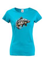 Dámské tričko Kapr - tričko pro milovnice rybolovu