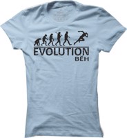 Dámské tričko na běh Běh evoluce