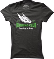 Dámské tričko na běhání Running Is Flying