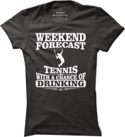 Dámské tričko na tenis Weekend forecast tennis