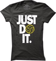 Dámské tričko na volejbal Just do it