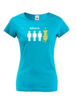 Dámské tričko - Normální lidé - ja (potápěč)  - na narozeniny nebo jen tak