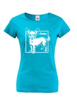Dámské tričko pro milovníky psů - Čivava