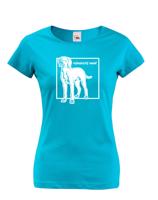 Dámské tričko pro milovníky psů s potiskem Vymarský ohař - skvělý dárek