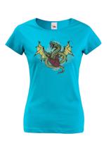 Dámské tričko s potiskem draka - tričko pro milovníky draků