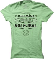 Dámské volejbalové tričko Volejbalová máma