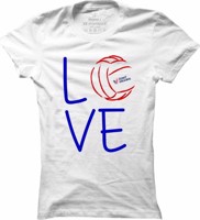 Dámské volejbalové tričko Volleybal Love