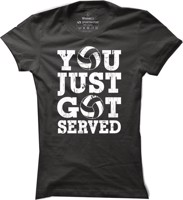 Dámské volejbalové tričko You just got served