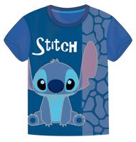 Dětské bavlněné tričko Lilo a Stitch Disney -modré Velikost: 104