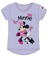 Dětské bavlněné tričko Minnie Mouse Disney - fialové Velikost: 110