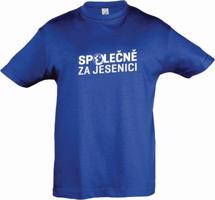 Dětské modré tričko SK Slavia Jesenice - Společně za Jesenici